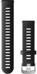 Garmin Schnellwechsel-Armb&auml;nder (20 mm) Schwarz Edelstahl-Teile in Silber