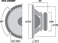 MONACOR SPX-200WP