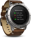 Garmin fenix Chronos mit Lederarmband