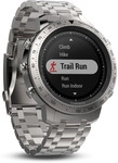 Garmin fenix Chronos-Uhr mit Armband aus Edelstahl
