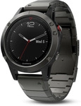 Garmin Fenix 5 saphirglas grau mit Metallarmband