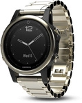 Garmin Fenix 5S saphirglas Champagnerfarben mit Metallarmband