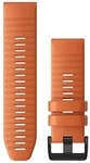 Garmin QuickFit 26-Uhrenarmb&auml;nder Dunkeloranges Silikon