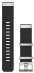 Garmin QuickFit 22-Uhrenarmb&auml;nder Nylon Schwarz mit Teilen aus Edelstahl