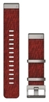 Garmin QuickFit 22-Uhrenarmb&auml;nder, Nylon-Armband mit Jacquardwebung &ndash; Rot
