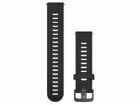 Garmin Schnellwechsel-Armbänder (20 mm) Schwarzes Silikonarmband mit
