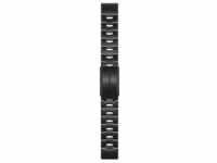 Garmin QuickFit 22-Uhrenarmbänder Armband aus Titan mit Schlitzen und grauer