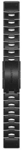 Garmin QuickFit 22-Uhrenarmbänder Armband aus Titan mit Schlitzen und grauer Garmin QuickFit 22-Uhrenarmbänder Armband aus Titan mit Schlitzen und grauer