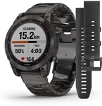 Garmin Fenix 7 Sapphire Solar Schiefergraues DLC-Titan mit schiefergrauem...