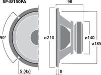 MONACOR SP-8150PA