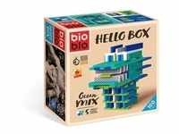 Bioblo Hello Box Ocean-Mix mit 100 Bausteinen, German Design Award Winner 2018