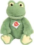 Teddy Hermann 93950 - Frosch Frederik, Pl&uuml;schtier, 32 cm, Herzekind