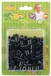 HAMA Maxi Blister-Packung mit 250 Perlen Schwarz