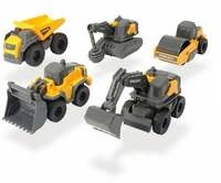 DICKIE TOYS Micro Workers Volvo 5-teilig 9cm