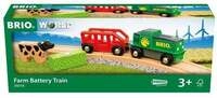 BRIO World - Bauernhof-Batterie-Zug