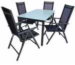 5 tlg. Gartenset Sitzgruppe Tisch St&uuml;hle 140 MA