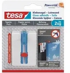 TESA&reg; Powerstrips&reg; Klebenagel Leinwand f&uuml;r Tapete & Putz verstellbar, weiss
