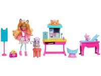 Mattel Enchantimals - Enchantimals City Tails Tierarzt-Praxis Set, Spielwaren