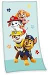 Paw Patrol 6132432516 - Velourstuch , 75x150 cm, 100% Baumwolle