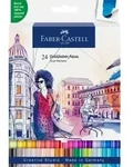 Faber-Castell Tuschestift Dual Marker Goldfaber Aqua, 24er Set