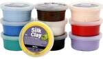 Creativ Company Silk Clay&reg;, Basic 1, sortierte Farben, 10x40 g