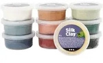 Creativ Company Silk Clay&reg;, sanfte, dezente Farben, 10x40 g