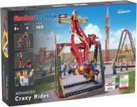 Fischertechnik 569019 - ADVANCED Crazy Rides, 4 Modelle, Freizeitpark-Baukasten,