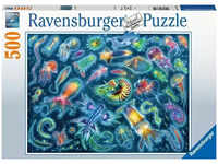 Ravensburger - Farbenfrohe Quallen, 500 Teile, Spielwaren