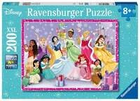 Kinderpuzzle 200 XXL Teile - Disney Prinzessinnen - Ein zauberhaftes Weihnachtsfest