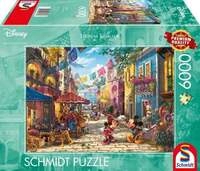 PU6000T. Thomas Kinkade Disney, Mickey & Minnie in Mexico