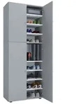 XXL Holz Gro&szlig;er Schuhschrank Schuhkommode Lona 9