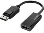 Hama 00200335 DisplayPort / HDMI Adapter [1x UK-Stecker - 1x DisplayPort Stecker]