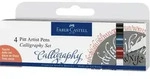 Faber-Castell Tuschestifte Pitt Artist Pens Calligraphy, 4er Etui