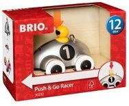 BRIO Infant/ Toddler - Push & Go Rennwagen Silber Edition