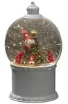 Konstsmide 4300-200 LED-Laterne Weihnachtsmann Warmwei&szlig; LED Wei&szlig; mit Wasser