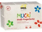 MUCKI Stoff-Fingerfarbe 6er Set 150 ml