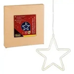 Idena Dekolicht Stern LED warmwei&szlig; 6h Timer 23x23cm