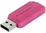 Verbatim USB DRIVE 2.0 PINSTRIPE USB-Stick 128GB Pink 49460 USB-A (USB 2.0)