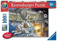 Kinderpuzzle 100 XXL Teile - Wieso? Weshalb? Warum? Auf der Weltraumstation