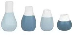 R&auml;der Mini Pastellvasen 4er Set, blau