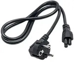 Akyga Strom Adapterkabel [1x Schutzkontakt-Stecker - 1x Kleeblatt-Buchse C5] 1.00m