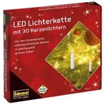 Idena Lichterkette Kerzenlichter 30 LED warmwei&szlig; f&uuml;r Innen