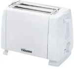 Tristar BR-1009 Toaster mit eingebautem Br&ouml;tchenaufsatz Wei&szlig;