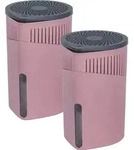 Raumentfeuchter Mod. Drop Rosa 1000 g 2er Set, f&uuml;r R&auml;ume bis ca. 80 m3