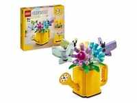 LEGO Creator 3in1 31149 Gießkanne mit Blumen, baubare Deko mit 3 Modellen