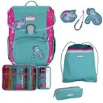 Scout Schulranzen Set Neo Superflash Extreme, Schulranzen Set, 4tlg, Unicorn