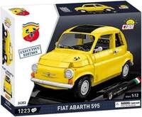 COBI Cars 24353 - Fiat Abarth 595, gelb, Executive Edition, Bausatz 1:12, 1223