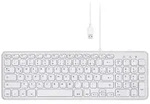 Perixx PERIBOARD-213 DE W USB Tastatur Deutsch, QWERTZ Wei&szlig;