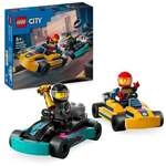 LEGO City 60400 Go-Karts mit Rennfahrern, Set mit Spielzeug-Autos