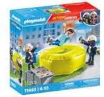 PLAYMOBIL 71465 Feuerwehrleute mit Luftkissen